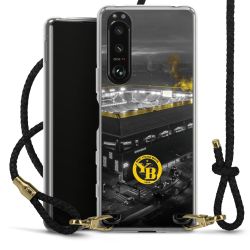 Carry Case Transparent Leather black/gold