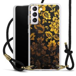 Carry Case Transparent Leather black/gold