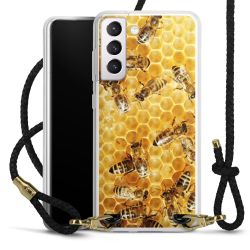 Carry Case Transparent Leather black/gold