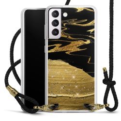 Carry Case Transparent Leather black/gold