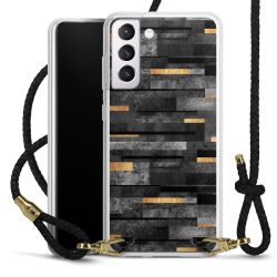 Carry Case Transparent Leather black/gold