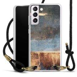 Carry Case Transparent Leather black/gold