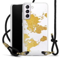 Carry Case Transparent Leather black/gold