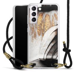 Carry Case Transparent Leather black/gold