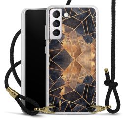 Carry Case Transparent Leather black/gold