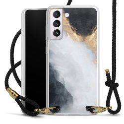 Carry Case Transparent Leather black/gold