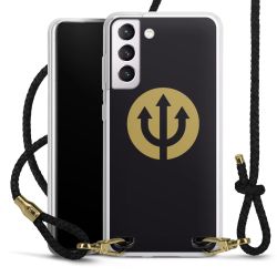 Carry Case Transparent Leather black/gold