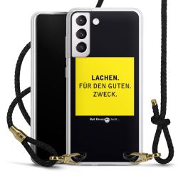 Carry Case Transparent Leder schwarz/gold