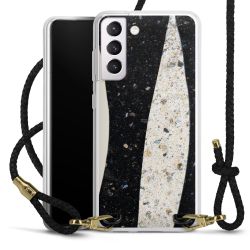 Carry Case Transparent Leather black/gold