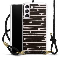 Carry Case Transparent Leather black/gold