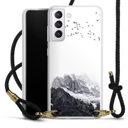 Carry Case Transparent Leather black/gold