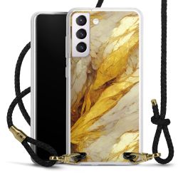 Carry Case Transparent Leather black/gold