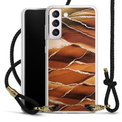 Carry Case Transparent Leather black/gold