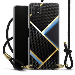 Carry Case Transparent Leather black/gold