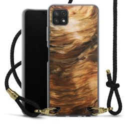 Carry Case Transparent Leather black/gold