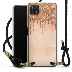 Carry Case Transparent Leather black/gold