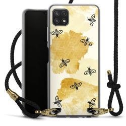 Carry Case Transparent Leather black/gold