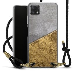 Carry Case Transparent Leather black/gold