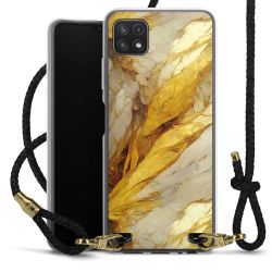 Carry Case Transparent Leather black/gold