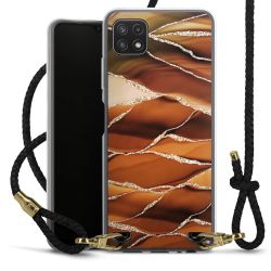 Carry Case Transparent Leather black/gold