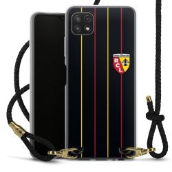 New Carry Case Transparent Leder schwarz/gold