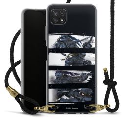 Carry Case Transparent Leather black/gold