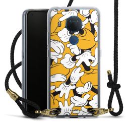 Carry Case Transparent Leather black/gold