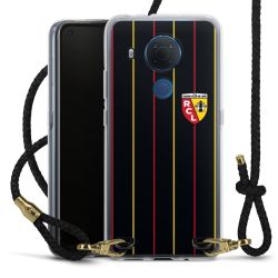 New Carry Case Transparent Leder schwarz/gold