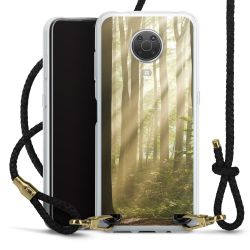 Carry Case Transparent Leder schwarz/gold