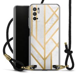 Carry Case Transparent Leather black/gold