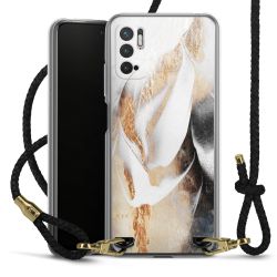 Carry Case Transparent Leather black/gold