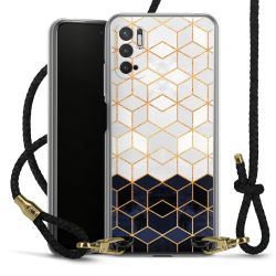 Carry Case Transparent Leather black/gold