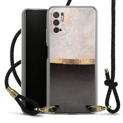 Carry Case Transparent Leather black/gold