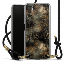 Carry Case Transparent Leather black/gold