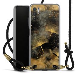 Carry Case Transparent Leather black/gold