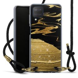 Carry Case Transparent Leather black/gold