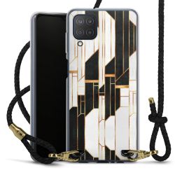 Carry Case Transparent Leather black/gold