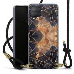 Carry Case Transparent Leather black/gold