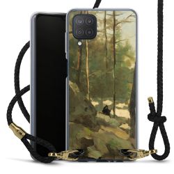 Carry Case Transparent Leather black/gold