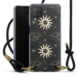 Carry Case Transparent Leather black/gold