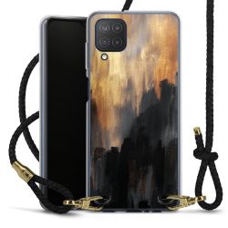 Carry Case Transparent Leather black/gold