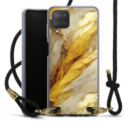 Carry Case Transparent Leather black/gold