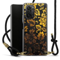 Carry Case Transparent Leather black/gold