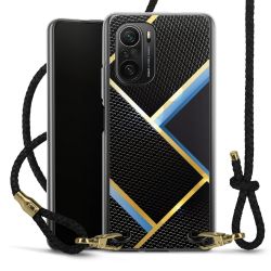 Carry Case Transparent Leather black/gold