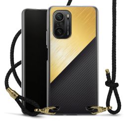 Carry Case Transparent Leather black/gold