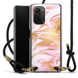 Carry Case Transparent Leather black/gold