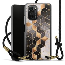 Carry Case Transparent Leather black/gold