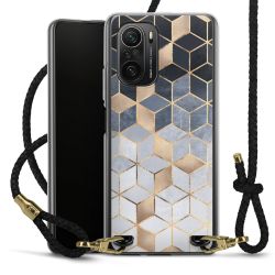 Carry Case Transparent Leather black/gold