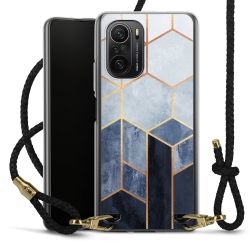 Carry Case Transparent Leather black/gold