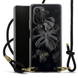 Carry Case Transparent Leather black/gold